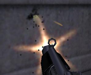 Generic bullet impact effect in Half-Life